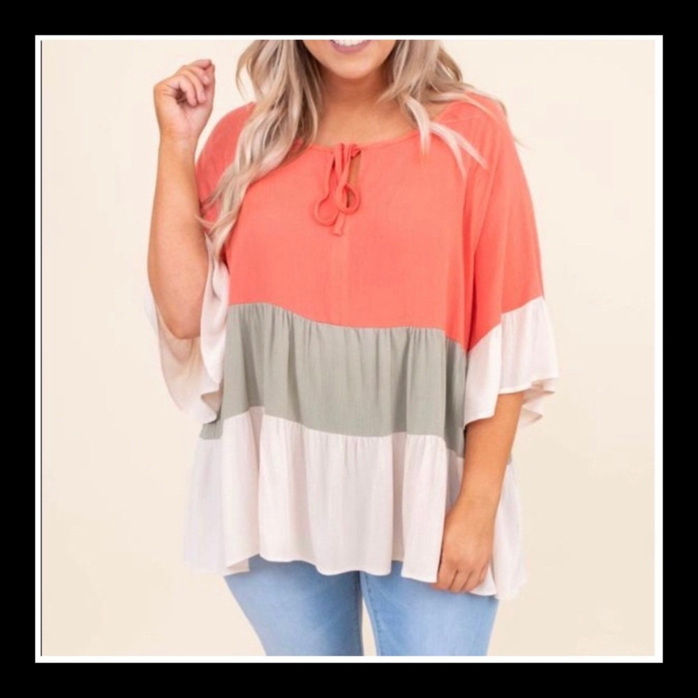 Chic Soul Color Block Top